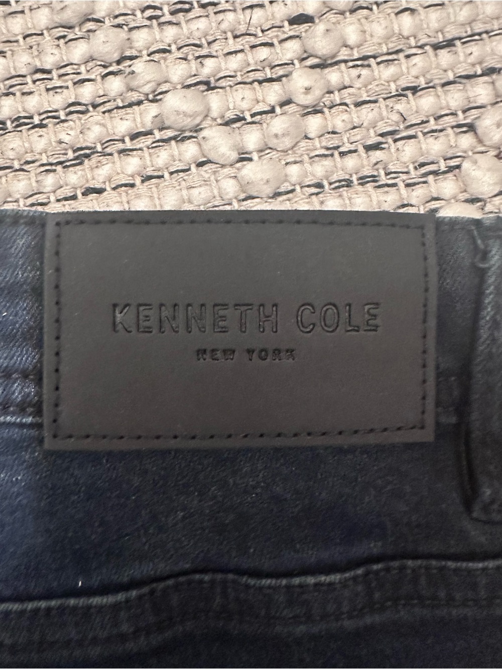 Kenneth Cole Men’s Athletic Fit Dark Navy Jeans 34x32 - Picture 7 of 7